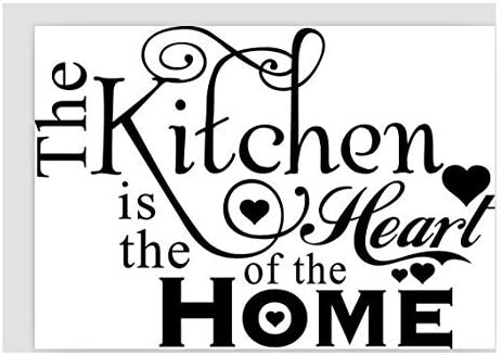 Cdkj 45 35 Cm La Cocina Es El Corazon De La Etiqueta De La Pared