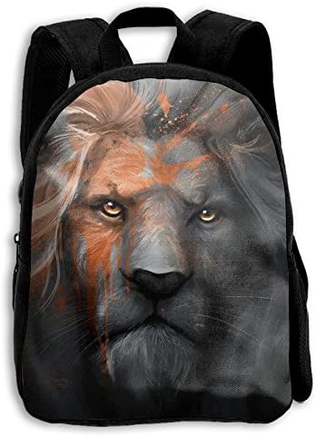 Piner Lion 3D Printing Width Zipper School Backpack Travel Rucksack Laptop Bag For Adult