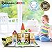 PicassoTiles 3-in-1 Theme Set School Hospital Police Station Magnet Self Adhesive Backing Stick-On Sheet Combo w/Car Magnet Building Block Playset STEM Learning Construction Brain Development Kit