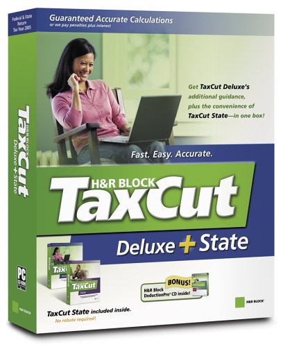 H&r block taxcut de luxe+state 2005 (735290101525)