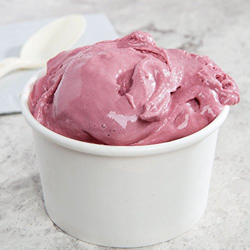 50 Pack | Ice Cream Sundae Cups | Disposable Paper Dessert Frozen Yogurt Bowls Party Supplies for Hot or Cold Food, White, | 6-Ounce