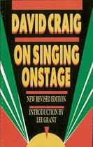 On Singing Onstage (Applause Acting Series)