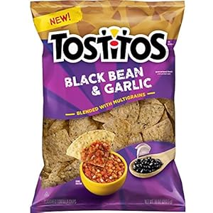 Image of Tostitos Multigrain Black Bean & Garlic Flavored Tortilla Chips, 10 Ounce