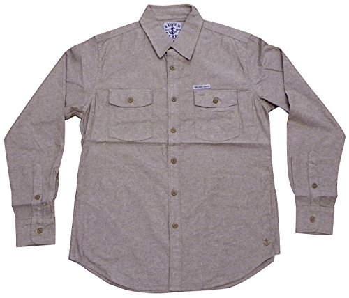 Sailor Jerry BARSTOW Mens Button Down Long Sleeve Shirt