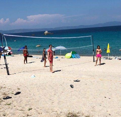Cobra Guy Wire Free 3-in-1 Game Volleyball, Beach Tennis & Badminton net System. - Thumbnail 5
