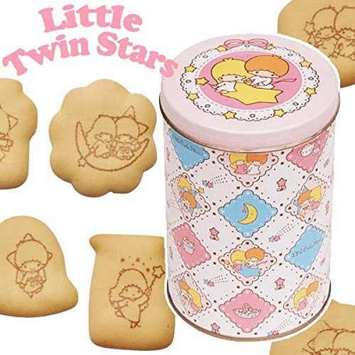 Hokuriku confectionery Little Twin Stars 40 anniversary Honey lemon biscuits (cans) 100g