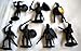 75 Pcs Black & Gray Knights Medieval Play Set