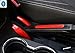 Bentolin 20Pcs Red Full Set Interior Decoration Trim Kit Compatible for Wrangler 2011-2017 4 Door Air Outlet & Door Inner Handle & Handbrake Trim & Cup Holder & Gear Shift Knobs Cover Trim