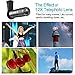 For iPhone Camera Lens, 12x Telephoto Lens kit + 0.65x Wide Angle & Macro Lenses + 180° Fisheye Lens + Star Filter Lens, Clip-On lenses for iphone X 8 7 6s 6 plus, Samsung Android Smartphones & Tablet