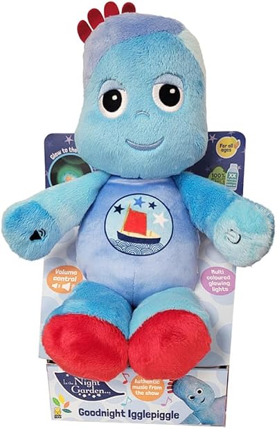 In the Night Garden Igglepiggle Teddy Bear Sings Lullabies & Glowing Lights