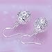 New Women 925 Sterling Silver Plated Fashion Ball Dangle Earring Studs Jewelry