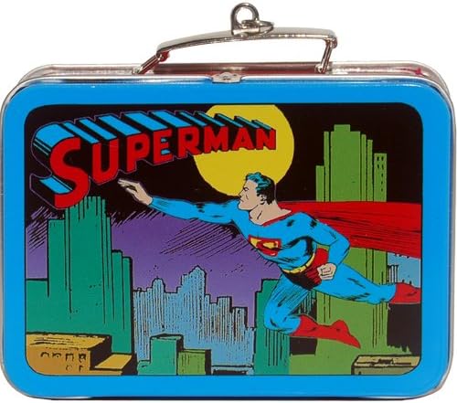 SUPERMAN Tin Lunchbox - NIB Hallmark Keepsake Ornament 1998