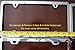 License Plate Frame 2 Holes, Polished Stainless Steel, Mirror Finish - Not Chrome Plated, Slim with Bonus Large 76 pc Stainless License Plate Screws Kit, Christensen and Nielsen