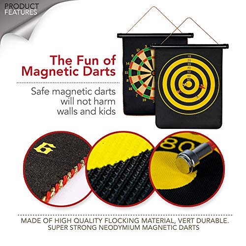 thumbnail image 2 of 24-Pack Magnetic Safety Darts - Plastic Darts For Magnetic Dartboard Games Indoor/Outdoor 2 of 9