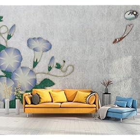 Wall Mural Flower Removable Wallpaper Wall Sticker for Bedroom Living Room - 66x96 inches