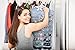 Hanging Jewelry Organizer from Unjumbly, Surpassing all Jewelry Hangers - Inbuilt Rotating Hanger, 32 Varying Sized Pockets and 18 Large Hoops, Keeping Your Closet Organized