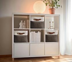 DECOMOMO Storage Bins Fabric Storage Baskets for