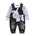 Cute Baby Boys Clothes Toddler Boys' Romper Jumpsuit Overalls Stripe Rompers Sets