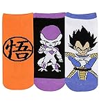 Anime-Dragon Ball Z-Unisex-3 Pack Low Cut No Show Socks-Frieza