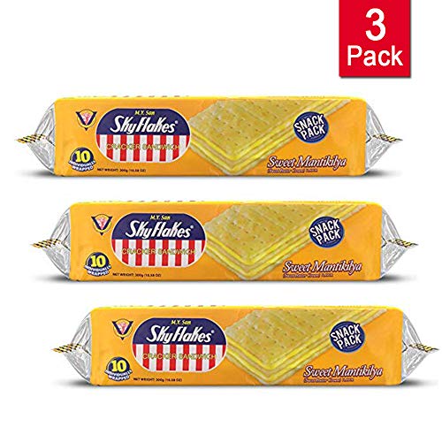 M.Y. San Cracker Sandwich Sweet Mantikilya (Sweet Butter Cream) Flavor, 300g (10.58 oz) 3 Pack