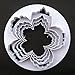 Bigger Peony Petals Cutter, 4pcs/set Gum Paste Flowers Cake Decorating Cutter Fondant Mold Sugar Tools