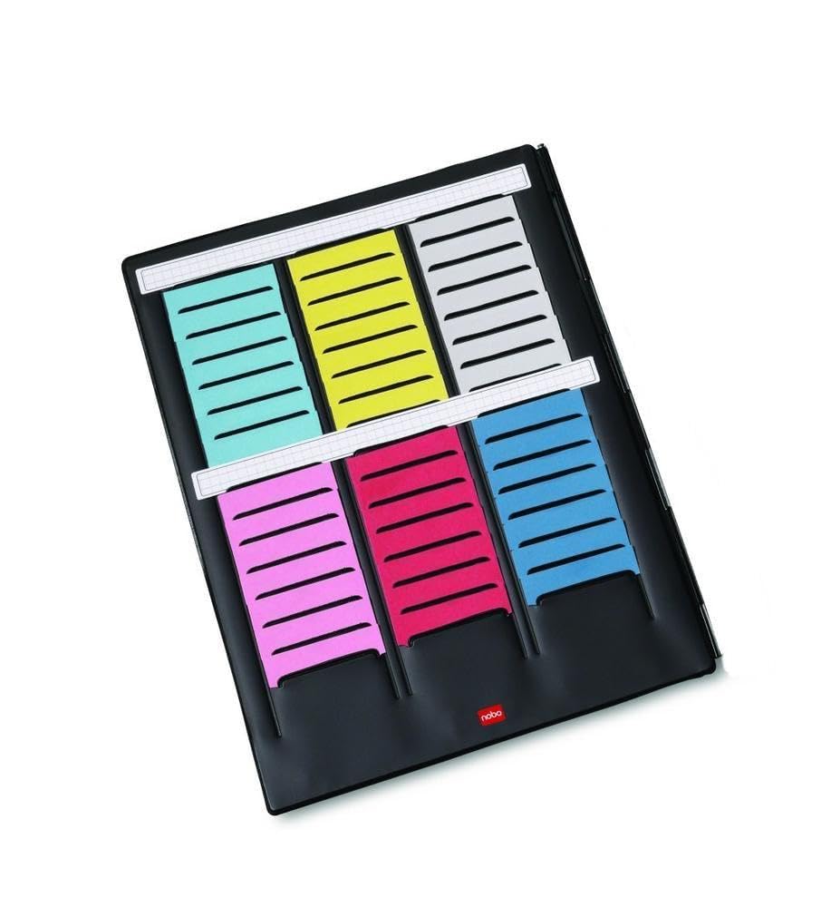 Val-Rex Nobo Mini-Player Card Planner with Interior Flap with 3 Strips of 16 Size 2 Panels