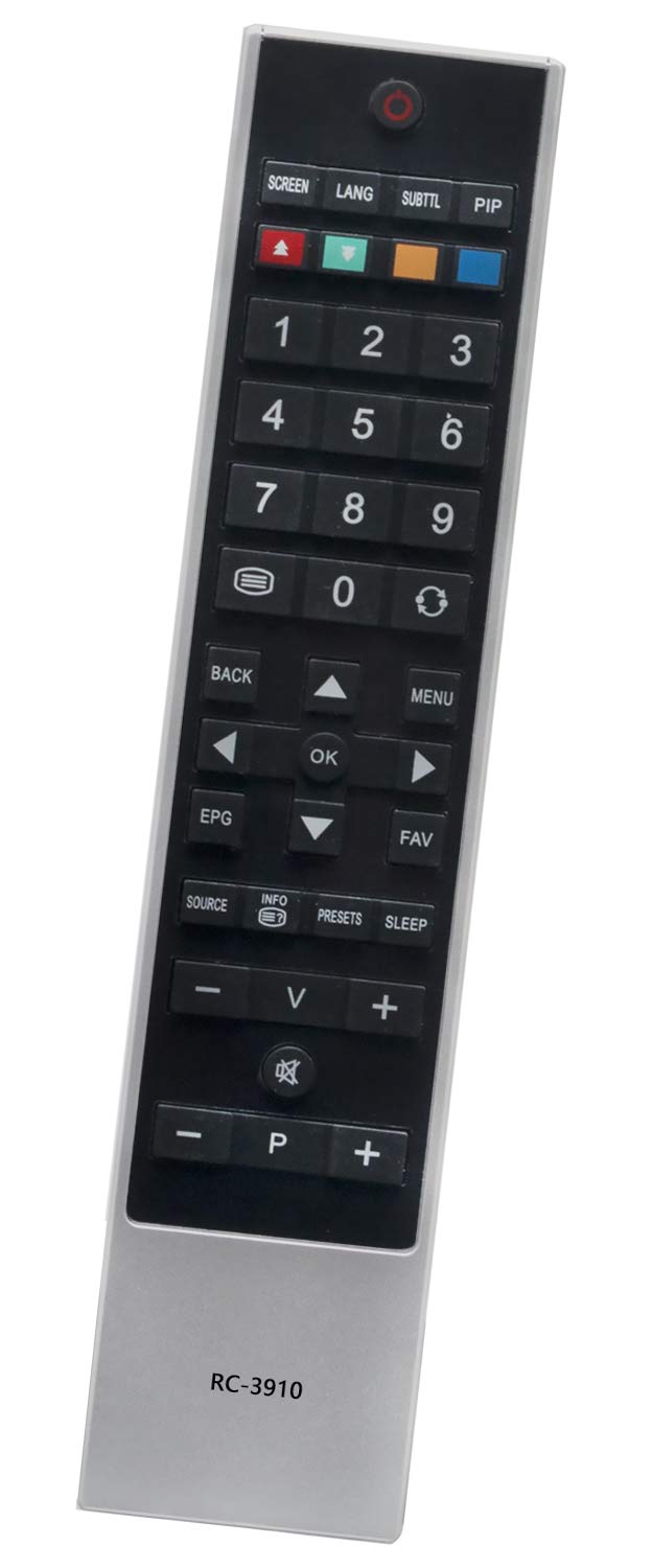 ALLIMITY RC-3910 Remote Control Replace fit for Toshiba TV 32BV702B 32BV500B 22BL502B 22BL702B 32BV502B 37BV701G 22B2LF1G 40KV700B 46BL712G 32BV504B 32BL502B 19BV500B 40BV702B