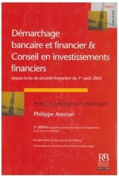 Démarchage bancaire et financier & conseil en investissements financiers