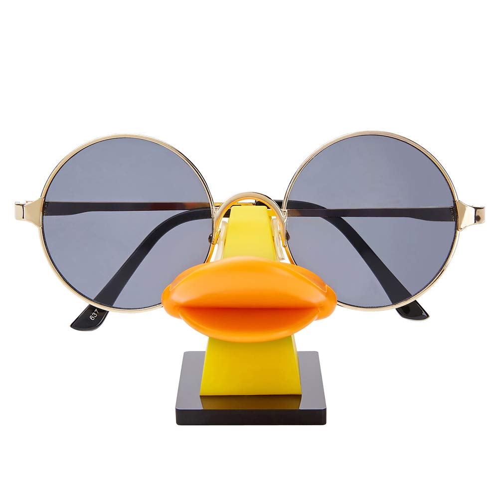 i-Win Eyeglass Holder Stand Sunglasses Holder Nose Shape Glasses Display Stand Funny Table Décor (Duckbill)