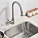 Best Commercial Stainless Steel Single Handle Pull Out Sprayer Brushed Nickel Kitchen Faucet, Pull Down Kitchen Faucets