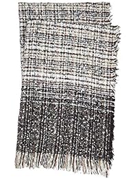 Hermosa bufanda de chal de Pashmina de Nomad con patrón sólido y cuadrado.