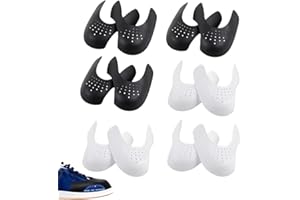 Wujzkisster 6-Pair Anti-Wrinkle Shoe Crease Protector, Preventing Wrinkles, Unisex Sports And Casual Shoes Special Anti-Wear 
