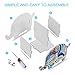HomRing Cell Phone Stand, Colorful Tailed Elephant Pencil Holder Remote Control Container Desk Bracket Storage, Compatible with Phone and Tablet, Desk Decoration Organizer
