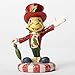 Disney Traditions by Jim Shore Christmas Jiminy Cricket on Peppermint Stone Resin Figurine, 4.75”