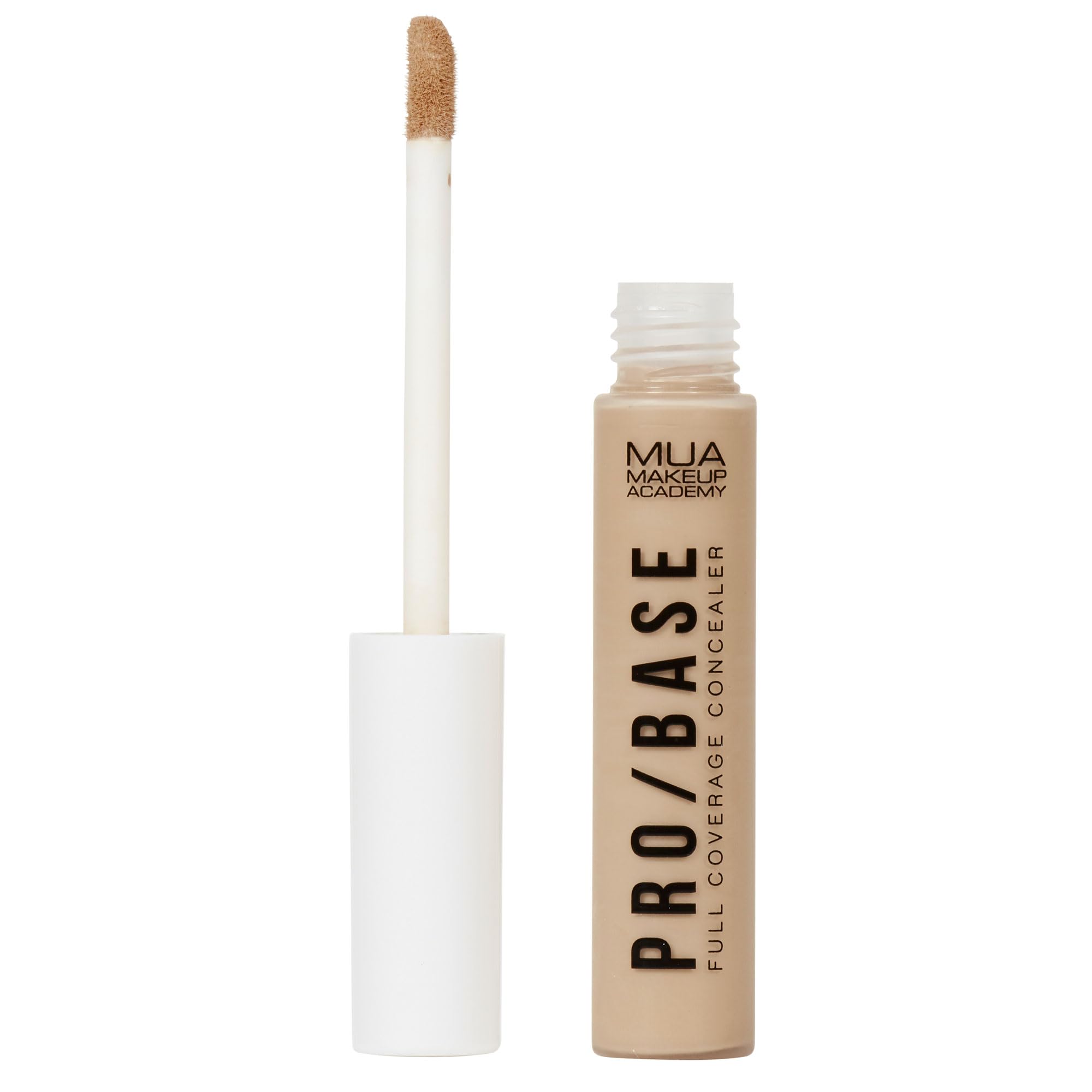 MUA Makeup Academy Pro/Base Full Coverage Concealer, Lightweight & Long-Lasting, Shade #142, 9.5 g - Vegan & Cruelty Free