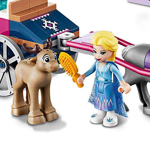 LEGO 41166 Disney Frozen Die Eiskönigin 2 ELSA und die Rentierkutsche, Spielzeug für Kinder ab 4 Jahre, mit 2 Rentieren… – Bild 6
