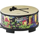 Remo KD-5816-01 Kids Percussion Gathering Drum - Fabric Rain Forest, 16"