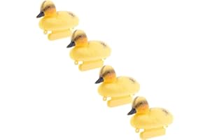 Baoblaze 4X Floating Duck Ducklings Fish Pond Ornament Decoy Mallard Lifesize