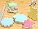 Colorful Sticky Notes In 10 Different Shapes, Bundle Pack - 10 Pads 100 Sheets Per Pads (1000 Sheets!)