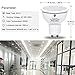 GU10 LED Bulbs,Goyaesque Lighting LED Replacement for Halogen Bulb,Daylight Bulb 6W Equivalent 50W 120° Beam Angle Frosted gu10 led Recessed Light Spotlight Non Dimmable 6 Pack-5000K (5000K)