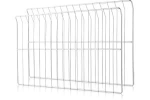 KOZHOM [Upgraded] Range Oven Rack WPW10550642 for Whirlpool/Amana Gas Range Ovens, Replaces W10550642, 3281084, AP6022861, 24.9'' Wide x15.1'' Deep, 304 Stainless Steel (2 Pack)