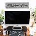 LACOFFIO Family Wall Art Decor Sign 16 x 3.5 Motivational Home Wall Art Decor Plaque Rustic Worn Grey Inspirational Quotes Wall Hanging Sign Family Is Everything