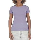 DKNY Women's Short Sleeve Crew Neck Organic Cotton Tee Shirt