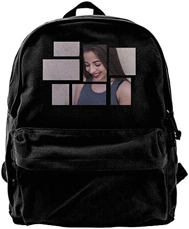 Canvas Backpack, Baby Ariel Casual Computer School Bag Daypack For Travel, Hiking, Camping