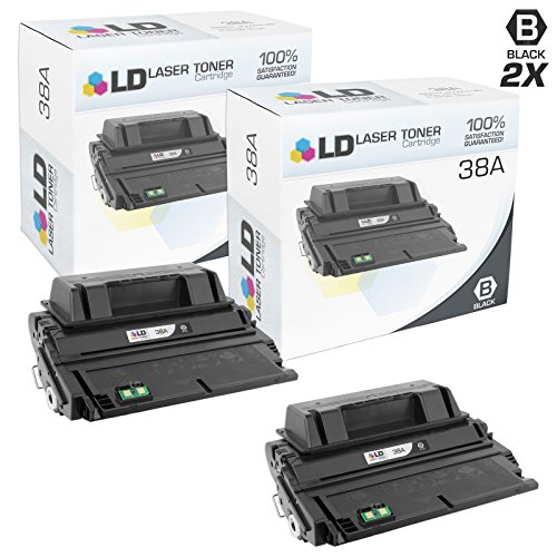 Compatible Replacements for HP 38A / Q1338A 2PK Black Laser Toner Cartridges