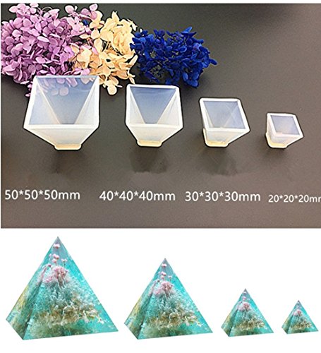image for Pyramid Jewelry Casting Molds Silicone Resin Jewelry Molds for DIY Jew