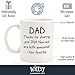 Dad, Sharing Your DNA Funny Coffee Mug - Cool Gifts for Dad - Gag Best Dad Gifts from Daughter, Son, Child, Kid - Unique Birthday Present Idea for Men - Fun Father Mug, Novelty Cup