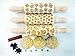 CHRISTMAS 3 KIDS Rolling pin SET. Christmas tree. Snowflake. Winter. Star. Snowman. Gingerbread cookies. Children Rolling Pin for cookie, play dough