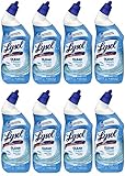 Lysol Power & Fresh Toilet Bowl Cleaner, Ocean Fresh, 24oz Pack of 8