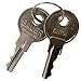 Bauer CH751 Replacement Keys for T-Handles, Camper Toppers, Camper Shells, Truck Caps, Cabinets and Push Locks - Set of Two